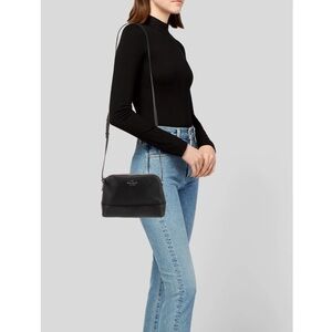 Kate Spade Black Pebbled Leather Crossbody Bag